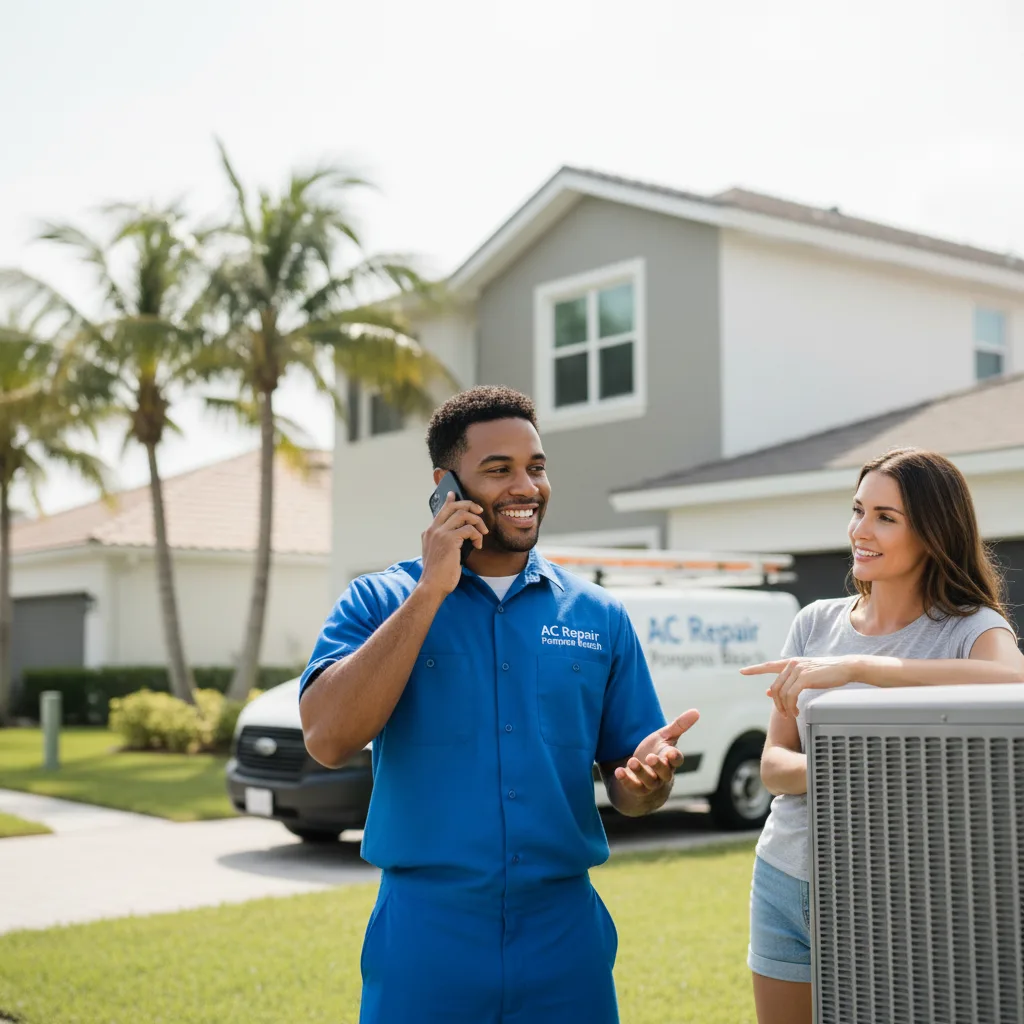 AC Repair Pompano Beach customer support in D Hanis
